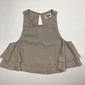 Show Me Your MuMu King Crop Top Blouse